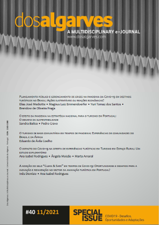 					Ver N.º 40 (2021): Special Issue - COVID19 - Desafios, Oportunidades e Adaptações
				